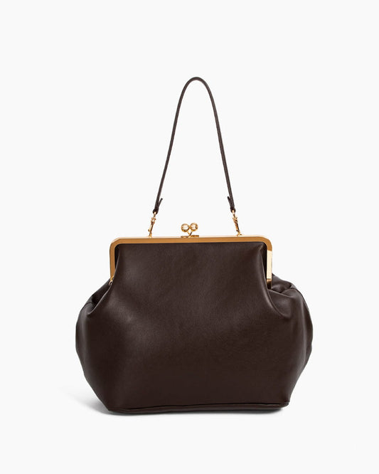 Women's Gallery Weekend Sculptural Leather Kisslock Bag