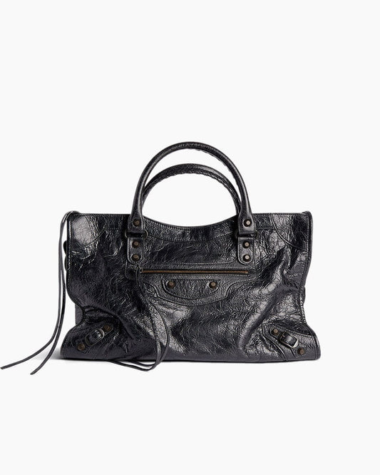 Women's black LA City Calfskin Bag Mini