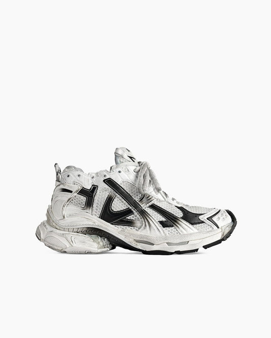 Men's Futuristic 90s-Style Chunky Mesh Low-Top Sneakers