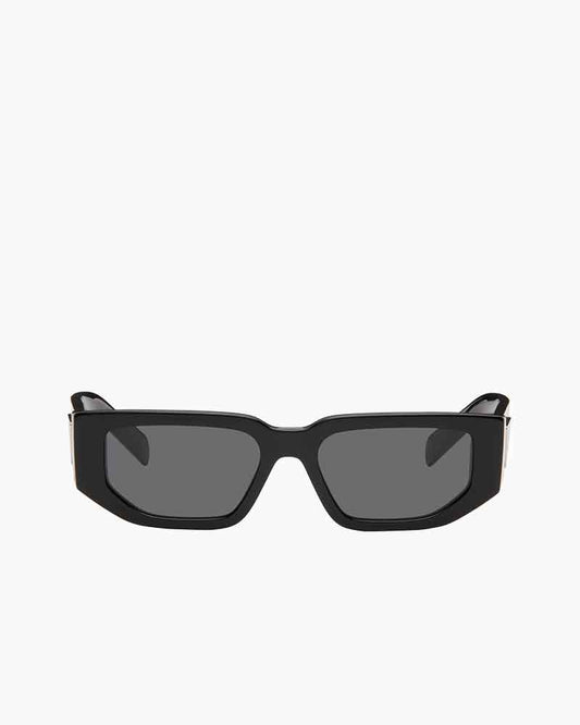 Modern Rectangular Black Sunglasses