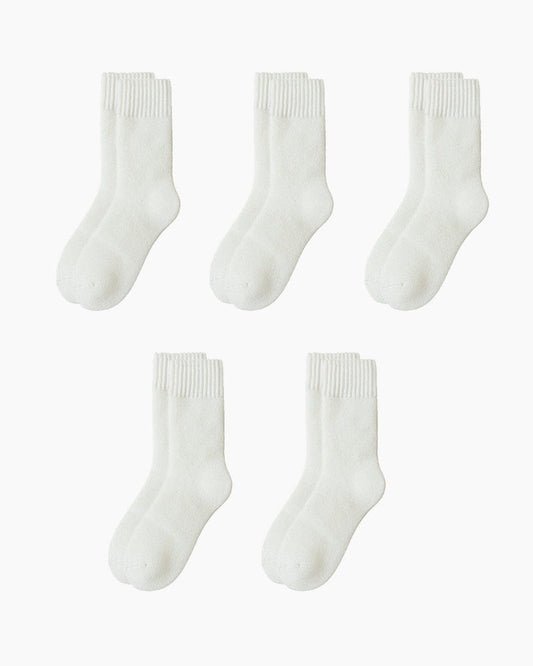 5-Pair Women's Colorful Cashmere Socks