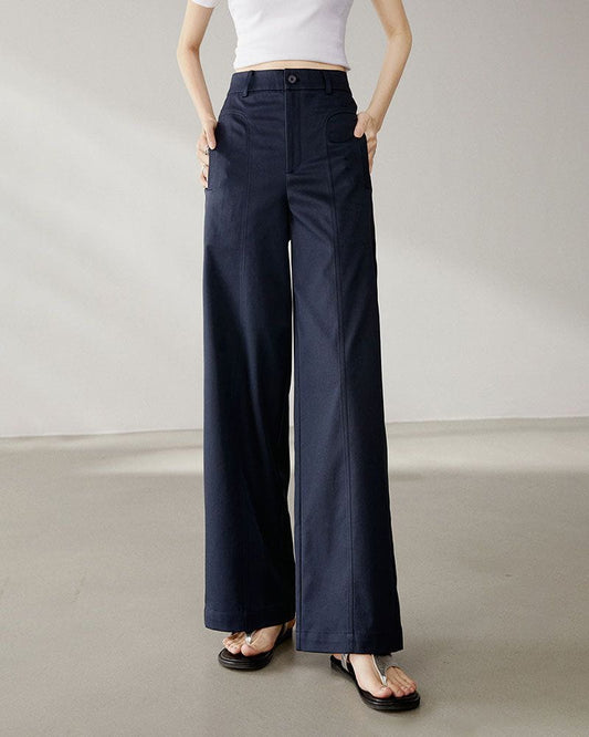 Women’s Loose Fit Draped Wide Leg Pants