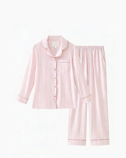 womens-weekend-relaxing-cotton-striped-pajama-set