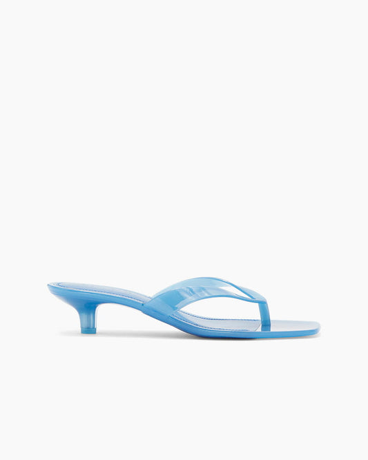 Women’s Transparent Low Heel Flip-Flop Sandals