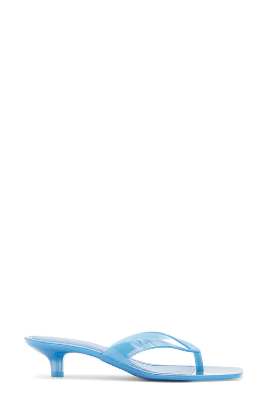 Women’s Transparent Low Heel Flip-Flop Sandals