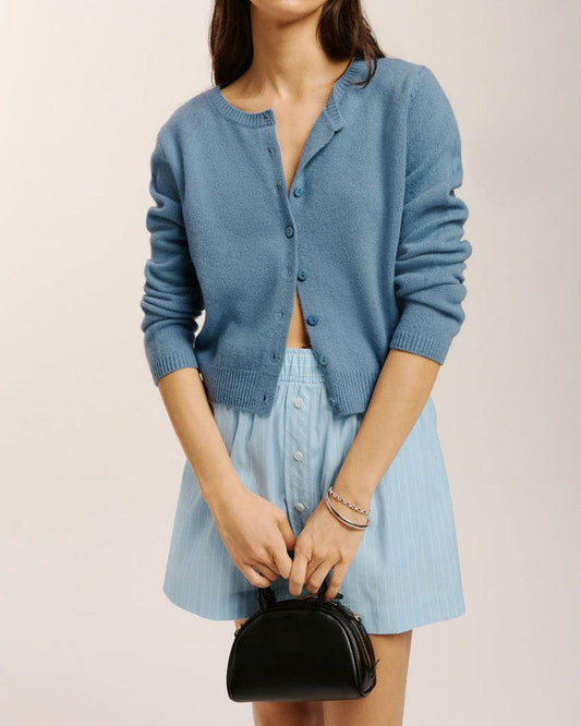 Women’s Long Sleeve Knit Button-Down Cardigan