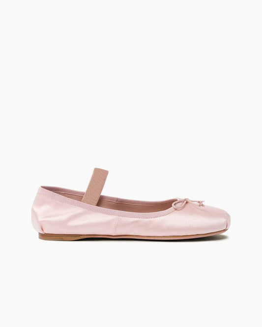 Elegant Satin Ballerina Shoes