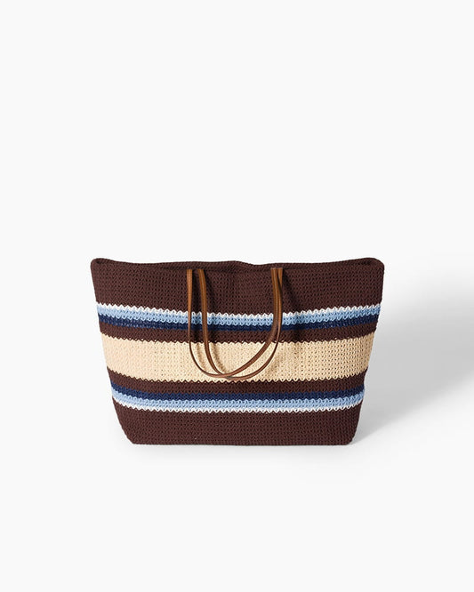 Summer Vacation Raffia Effect Woven Beach Bag