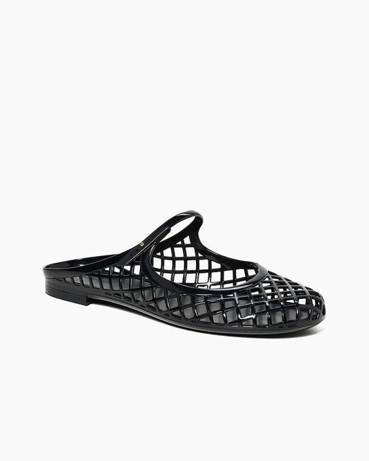 Shadow Night Lattice Anti-Slip Openwork Sandals