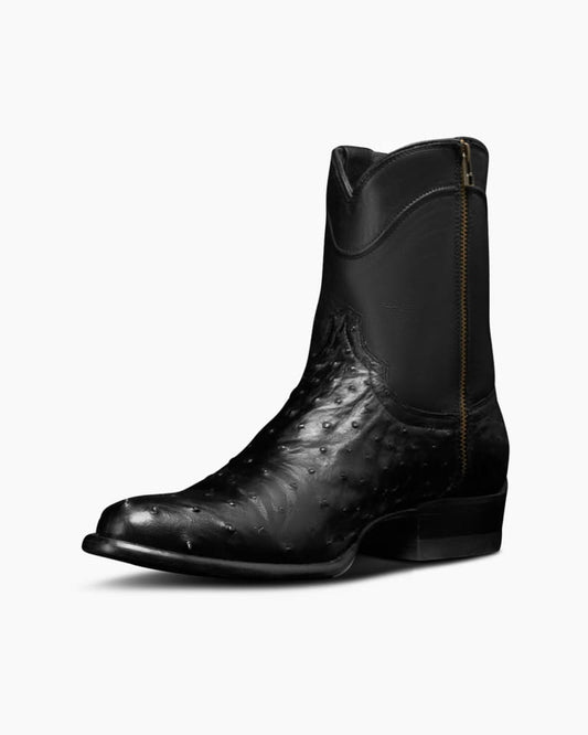 Men's Everyday Sleek Leather Zip Boot