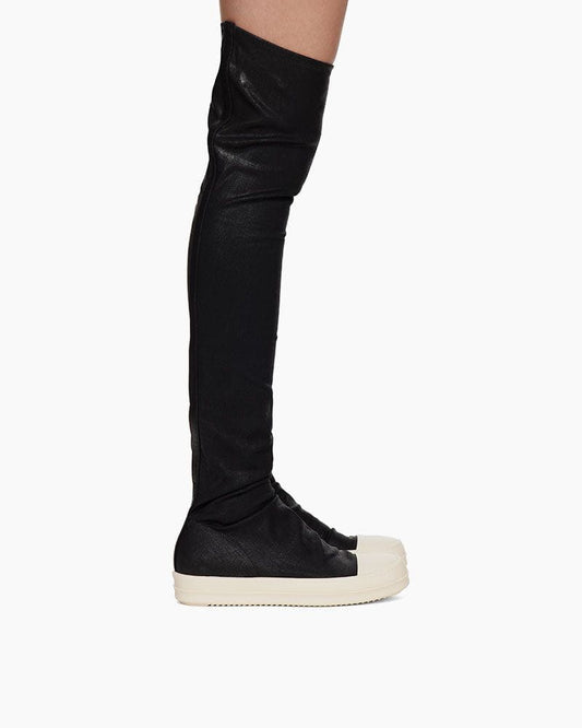 Black&White Hollywood High Sock Sneaks Tall Boots