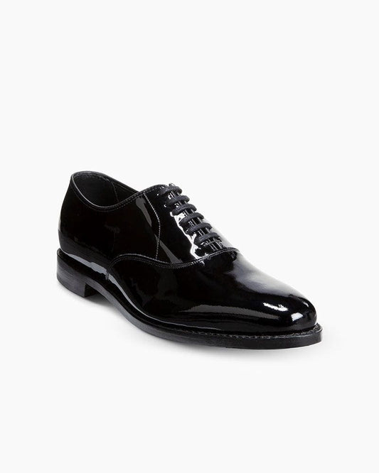 Men's Black Patent Leather Oxford Dress Shoes