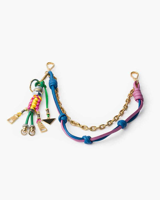 Industrial Style Rope Keychain Gold Chain