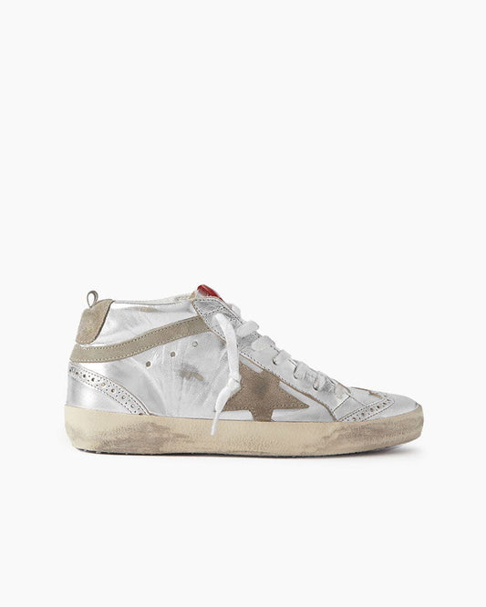 Women's Mid Star Leather Sneakers