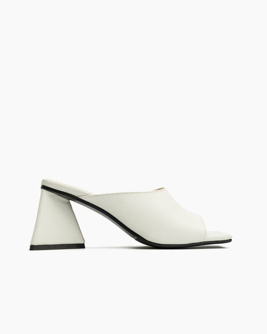 Minimalist Solid Color Chunky Heel Sandals