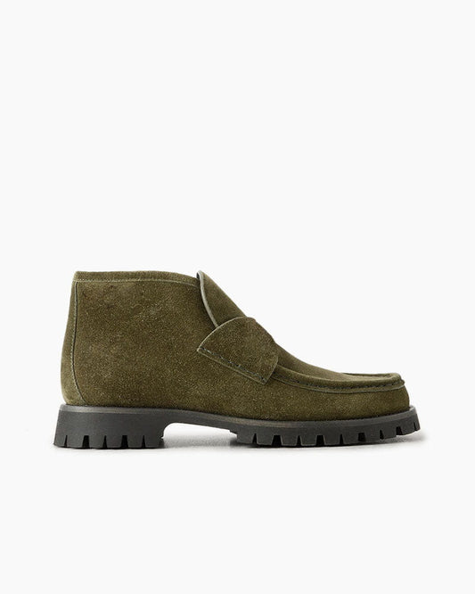 (Pre-sell) Women's Sylke Suede Green Boots