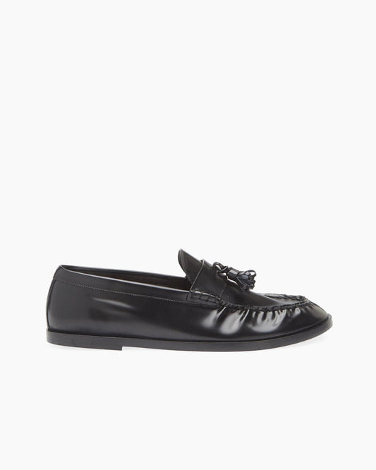 Women’s Leather Loafers with Tassel Detail