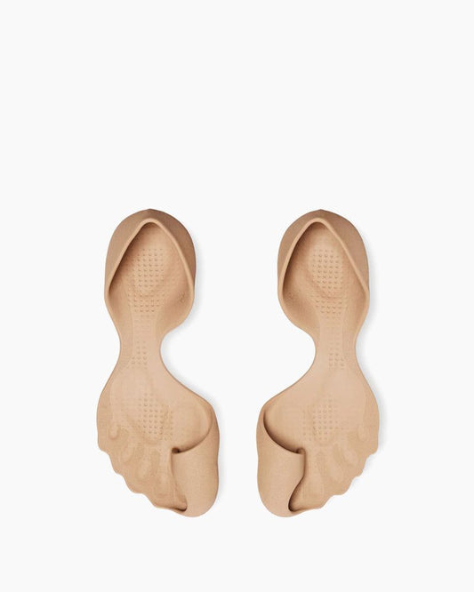 Peep Toe Flat Zero Sandals