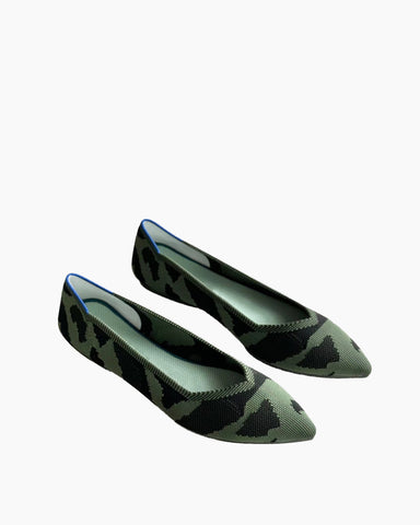 Eco-friendly Pointed Toe Ballet Flats（BotaniBound）