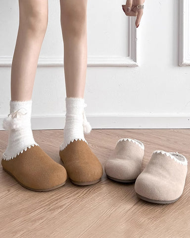 Lambswool Platform Bohemian Birkenstocks