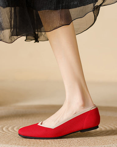 Fly-Knit-red-ballet-flats