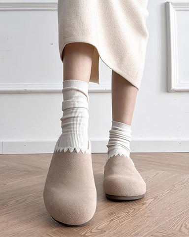 Lambswool Platform Bohemian Birkenstocks