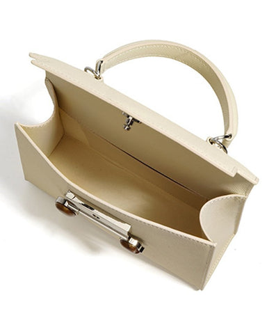 Chain Leather Medium Shoulder Satchel Bag