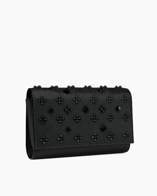 Structured Evening Purse Geometric Embellishments