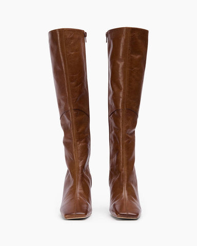 Fantasy Hourglass Heel Knee High Boots