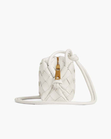 Small Green Crossbody Purse Zip Closure