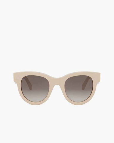 Women’s Glossy Round Polarized Sunglasses