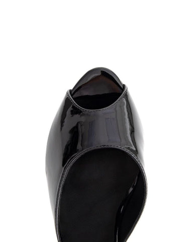 Dolly Series - 85mm Patent Calf Leather Heel Mules