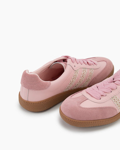 Lace Decoration Non-Slip Comfort Sneakers