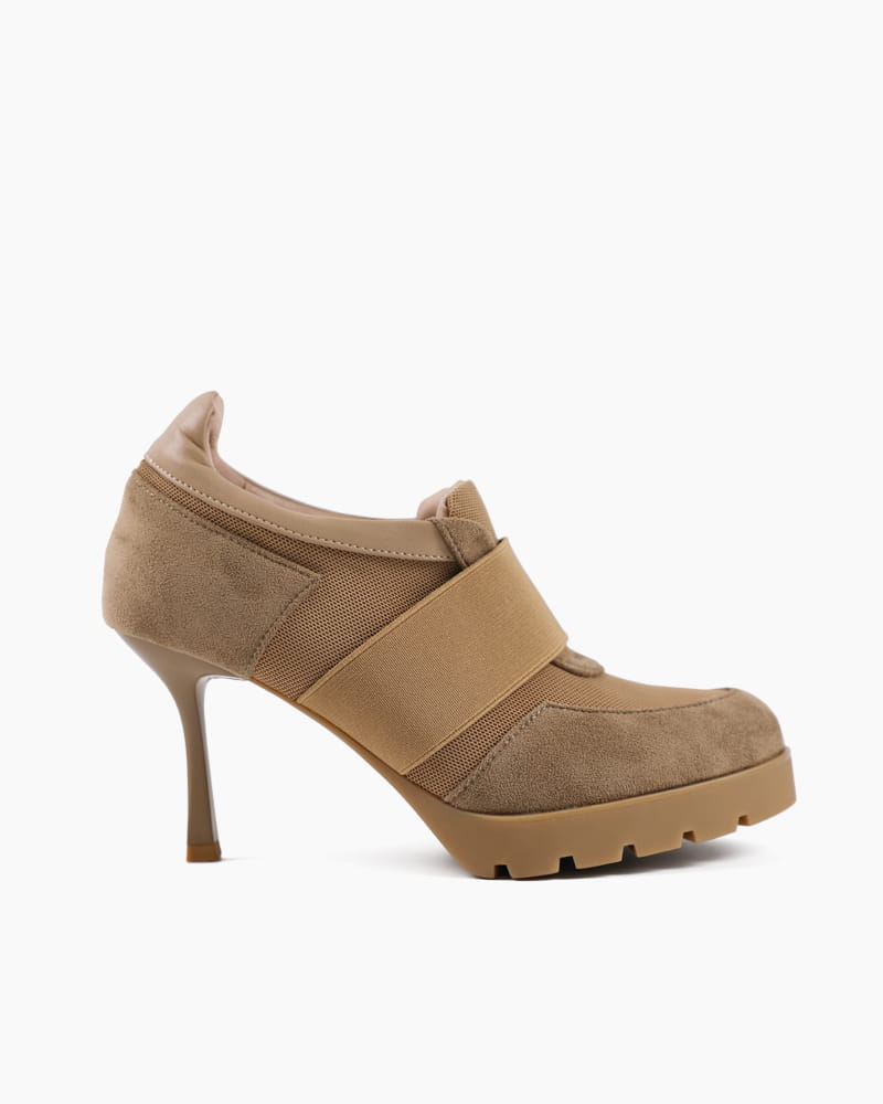 Women’s Mesh Strap High-Heel Sneaker