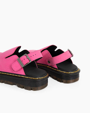(Clean Up) Suede Casual Slingback Platform Clogs Mules