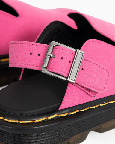 (Clean Up) Suede Casual Slingback Platform Clogs Mules
