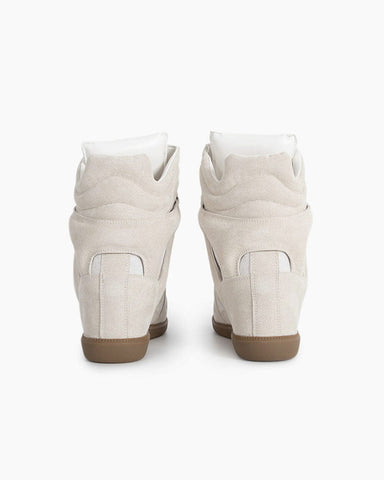(Clean Up) Bekett Suede and Leather High-Top Trainers