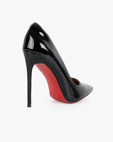 Kate Series - 120mm Pumps - Elegant Red-Bottom Patent Leather Stiletto Heels