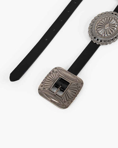 Lauren Decorative Buckles Belt