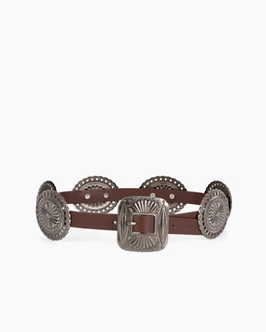 Lauren Decorative Buckles Belt