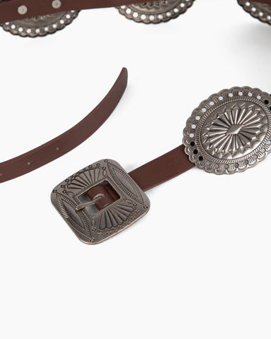 Lauren Decorative Buckles Belt