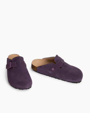 Suede Soft Footbed Boston Clogs