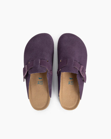 Suede Soft Footbed Boston Clogs