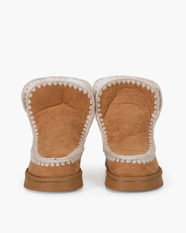 Glacier Sheepskin Ankle Boots with Shearling Lining