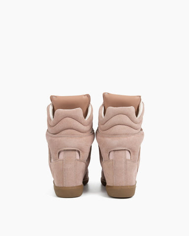 (Clean Up) Bekett Suede and Leather High-Top Trainers