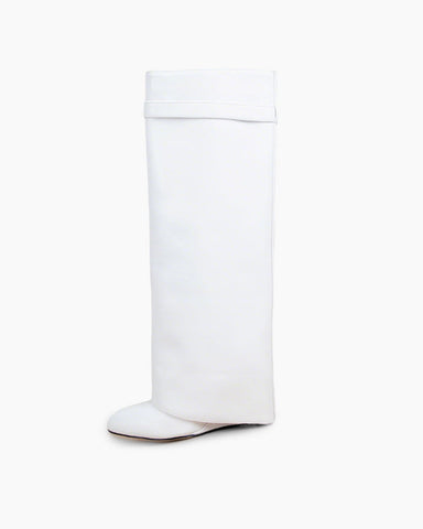 Women’s Midnight Padlock Wedge Boots