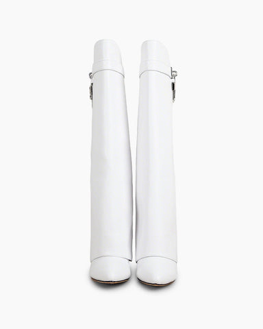 Women’s Midnight Padlock Wedge Boots