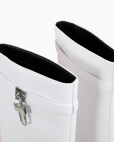 Women’s Midnight Padlock Wedge Boots