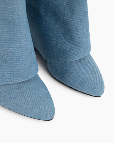 Women’s Midnight Padlock Wedge Boots