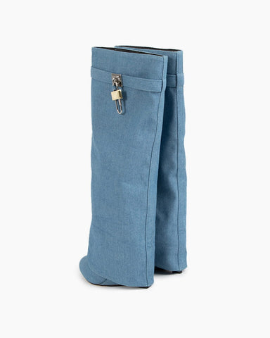 Women’s Midnight Padlock Wedge Boots